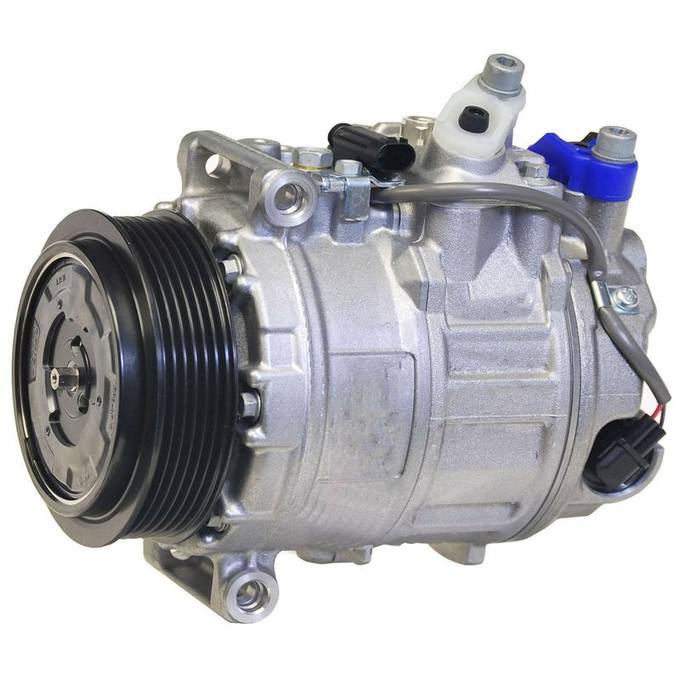 Mercedes A/C Compressor and Clutch - Denso 4711598